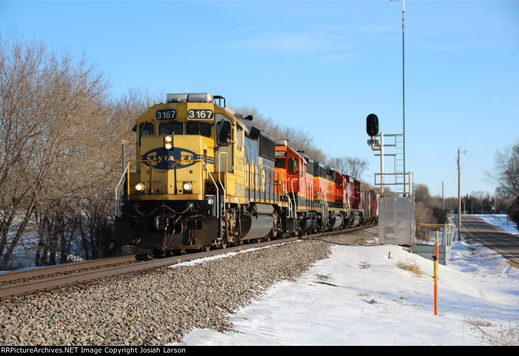 BNSF 3167 West